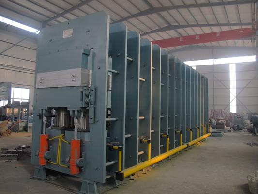satın al 1200T Kauçuk Otomatik Vulkanizasyon Makinesi PLC Kontrol Kauçuk Paspas Makinesi online manufacture