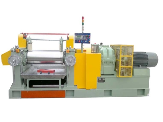 satın al SGS İki Rulo Kauçuk Değirmeni Sürtünmesiz Makaralı Rulman Kauçuk Bileşik Makinesi online manufacture