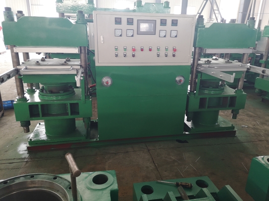 satın al 50Ton Çift Kauçuk Pres Makinası SGS PLC Kontrol Vulcanizer Pres Makinası online manufacture