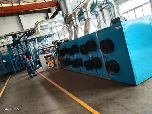 İyi fiyat Otomatik PLC Kontrolü 16 mm Kauçuk Yaprak Kalınlığı için Elektrikli Süren Batch Off Kauçuk Soğutma Makinesi çevrimiçi