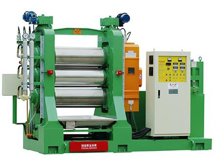 satın al Kauçuk Kalender Makinesi 500-2000mm Genişlik Seçenekleri Opsiyonel Soğutma Sistemli online manufacture
