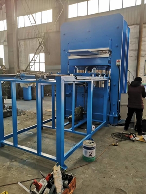 satın al Maden ekran kauçuk vulkanize baskı makinesi otomatik iki katmanlı online manufacture