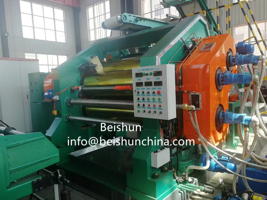 satın al Yüksek verimlilikli 920mm genişliğinde 2000mm yuvarlak uzunluğunda lastik kalender makinesi online manufacture