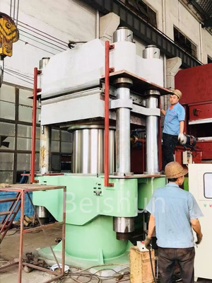 satın al 1500 Ton Basınçlı Kauçuk Fender Hidrolik Vulkanlaştırma Kalıplama Makinesi Özel online manufacture