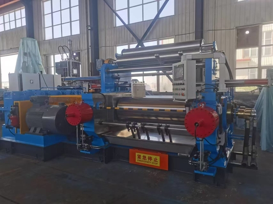 satın al Ağır Görevli Acil Durdurma Güvenlik Kauçuk Karıştırma Mühürü Makinesi İki Rol PLC Kontrolü online manufacture