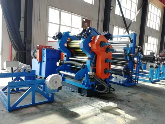 satın al 4 Roll Elektrik Kauçuk Yaprak Kalender Makinesi 200mm-400mm Rol çapı online manufacture