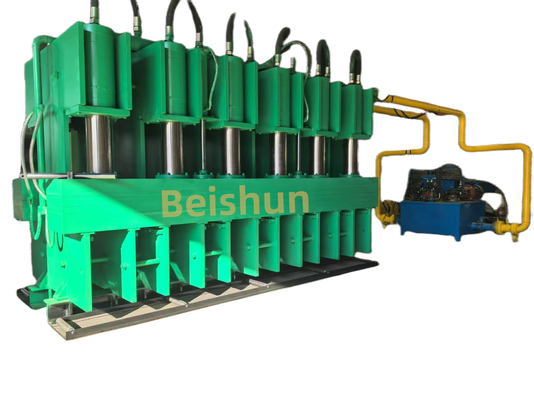satın al Çift Çeneli Kauçuk Asansör Halkası Üretim Makinesi / Lastik Yürüme Volkanlaştırma Kalıplama Makinesi online manufacture