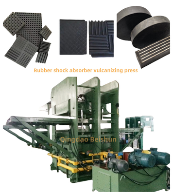 satın al 1000 Ton PLC Kontrol Kauçuk Damping Plate Hidrolik Kalıplama Pressi Kauçuk Vulkanizasyon Kalıplama Makinesi online manufacture
