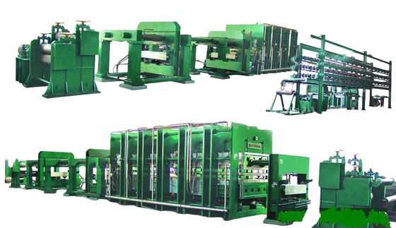 satın al PLC Kontrol Kemeri Vulkanlama Makinesi 800T Kauçuk Kalıplama için Hidrolik Baskı online manufacture
