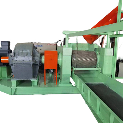 satın al Çift rulo lastik blok kırıcı su dolaşımı soğutma işlemi lastik bloklarını kauçuk parçacıklarına dönüştürür. online manufacture