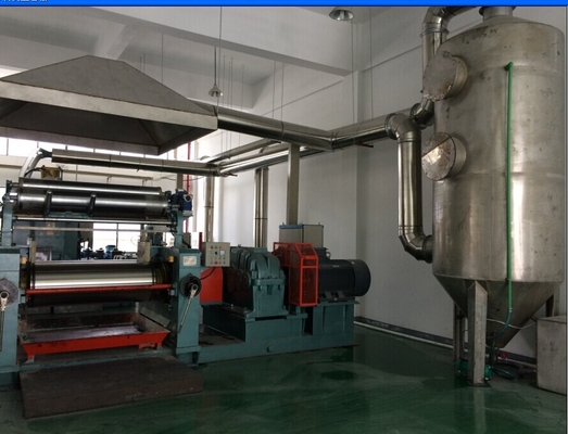 Kauçuk Bileşik İçin SGS Kauçuk İki Rulo Değirmen Stok Blender Kauçuk Karıştırma Değirmeni