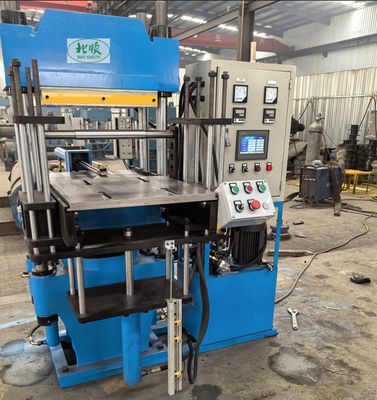 İyi fiyat Yarı Otomatik 4RT Kauçuk ve Silikon Vulkanizing Pres Kalıp Makinesi Kauçuk Paketi için çevrimiçi