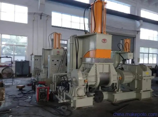 Çift Çubuklu 110L Kauçuk Kneader Makine PLC Kontrolü Mitsubishi veya Siemens Electric