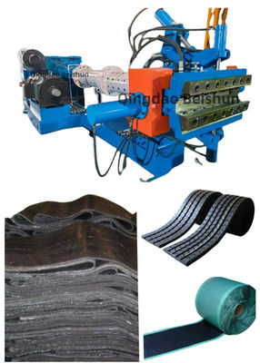 İyi fiyat XJD-150×16D Pin Barrel Cold Feed Extruder, Derin vida ile üretim tesisinde lastik döşeme ve kauçuk levhasını dışa vurmak için çevrimiçi