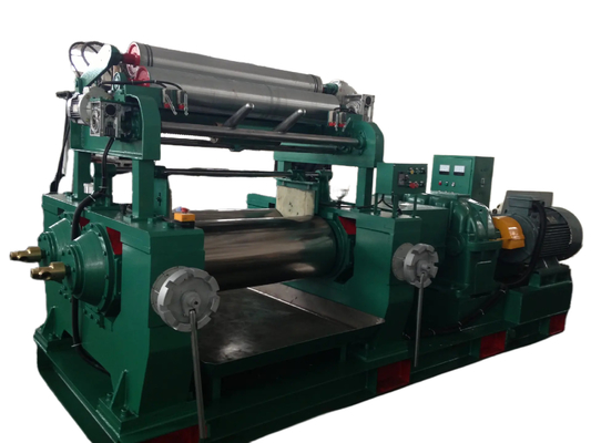 18 inç elektrikli ayarlanabilir kauçuk karıştırma fabrikası stok karıştırıcı cihazı ile donatılmıştır