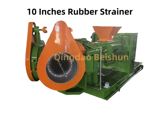 10 Inch Twin Head Kauçuk Süzücü Ekstrüder Kapasitesi 1600kg/Saat