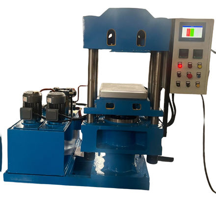 İyi fiyat 250mm Plunger Diameter Rubber Vulcanizing Press Machine with Manual Operation and 57.6kw×2 Heating Power çevrimiçi