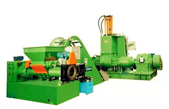 İyi fiyat Yüksek Kaliteli Kauçuk Profili Ekstrüzyonu için 120 mm vida çaplı, PLC kontrolü ve elektrikli ısıtma ile EPDM Kauçuk Granül Üretim Hatı çevrimiçi