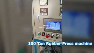 100 Tonluk Kauçuk Vulkanizasyon Presi, çalışma masası boyutu 400x400mm